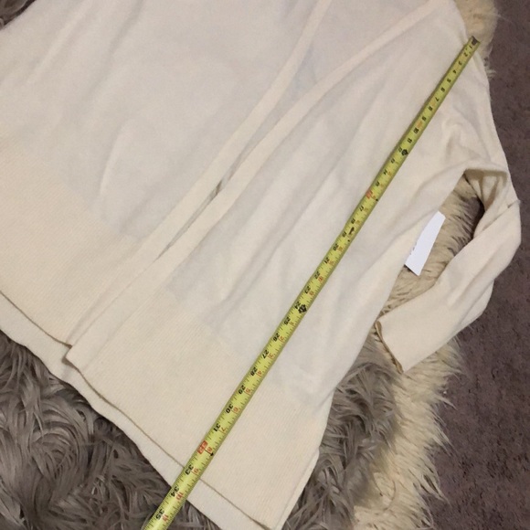 HPπ-NWT Athleta Step HemβStar GazerβWrap Sweater-Wool/Cashmere-Cream-Sz M - Picture 16 of 16